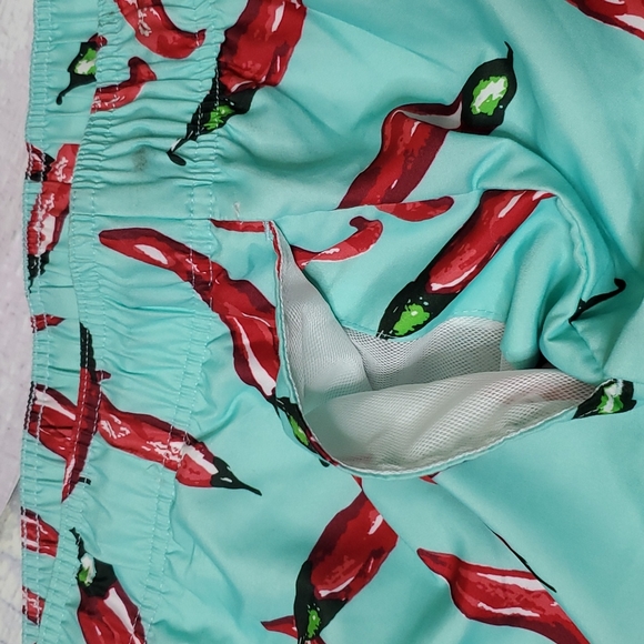 Men's Jake Austin Chili Pepper Swim Shorts - Picture 5 of 10